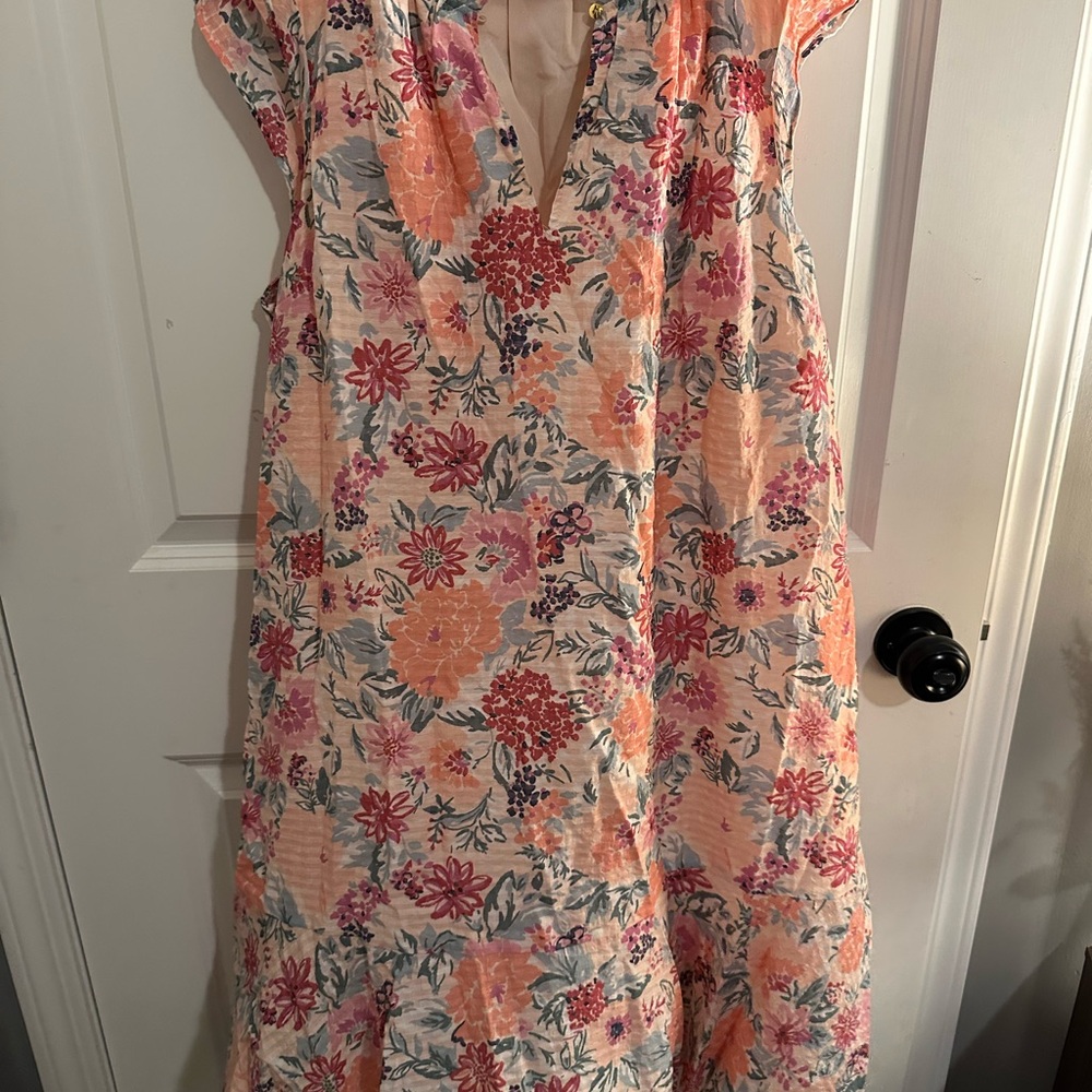 Floral V-Neck Dress